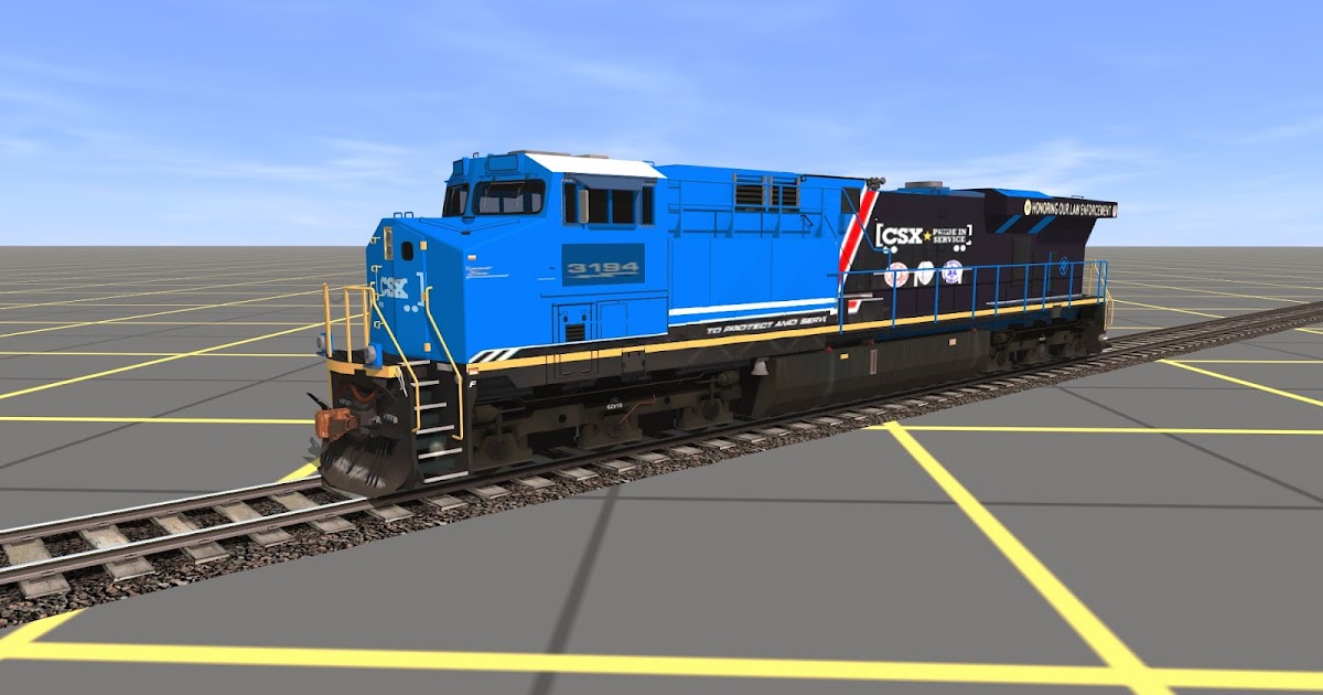 CSX ES44AH Law Enforcement