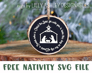 free nativity svg