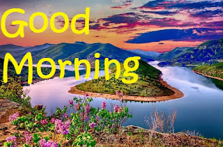 good morning river image