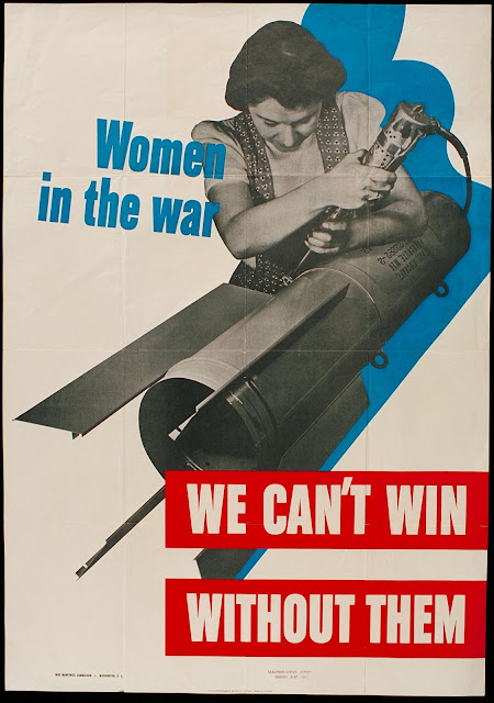 Carteles de la Segunda Guerra Mundial para motivar y movilizar a la población en Estados Unidos