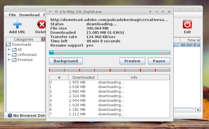 Xtreme Download Manager: Yet Another Download Accelerator 