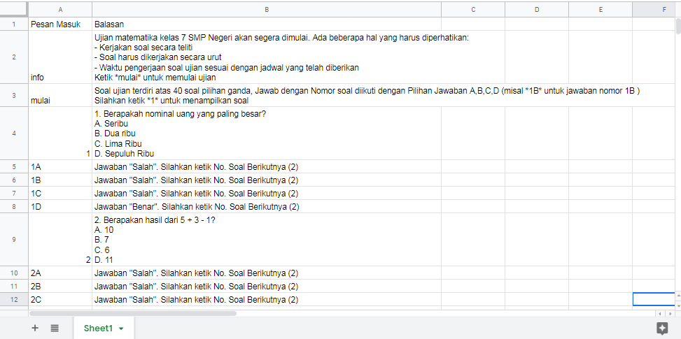 Cara Membuat Soal Ujian Online Dengan Whatsapp Auto Reply Papan Belajar