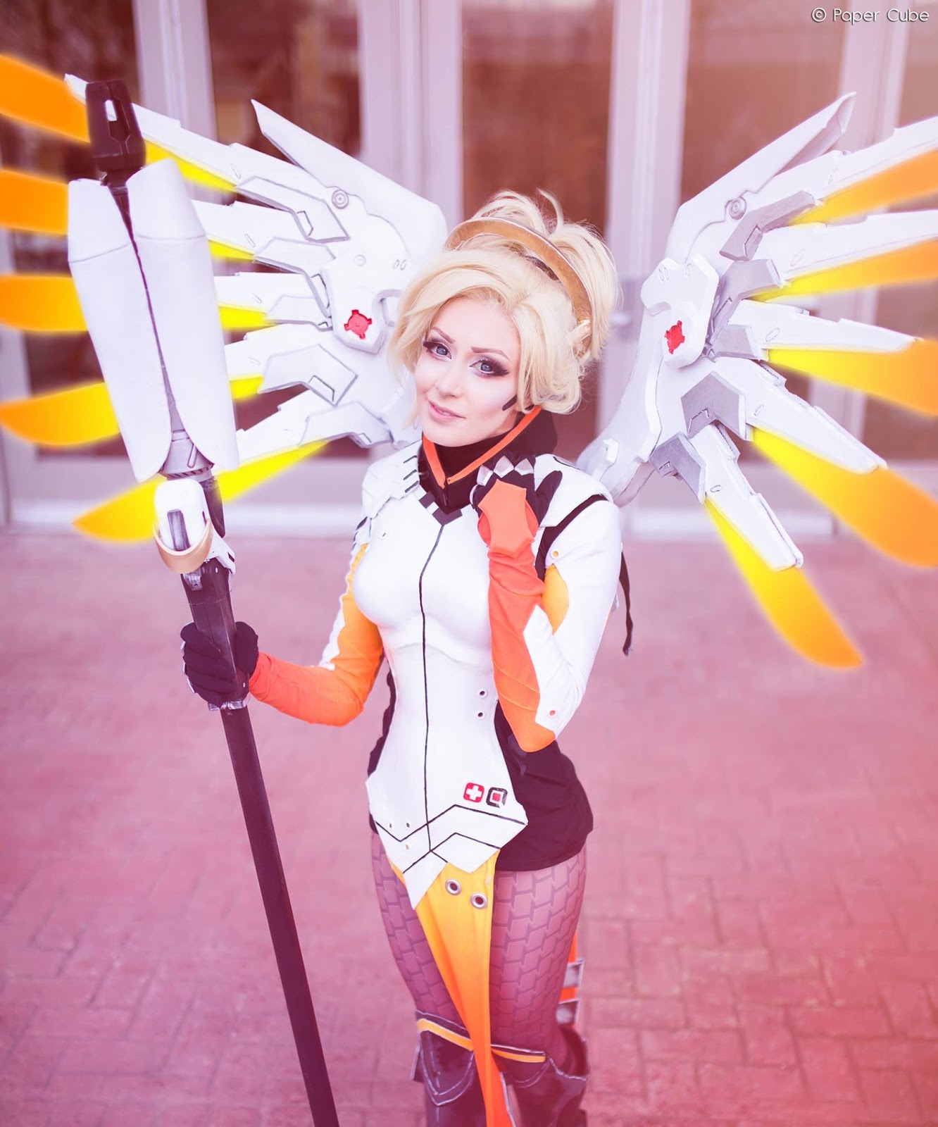 Elarte Cosplay Overwatch Mercy Cosplay