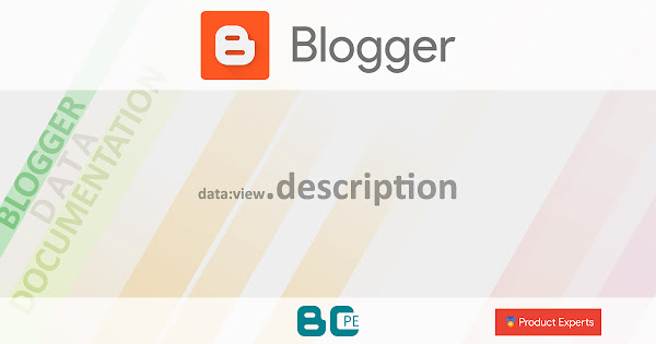 Blogger - data:view.description