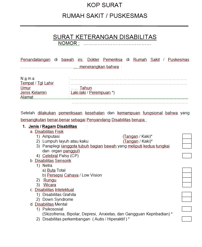 Format Terbaru Contoh Surat Lamaran Pernyataan Cpns