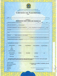 Certidões de nascimento, casamento e óbito passarão por mudanças Certidões de nascimento, casamento e óbito