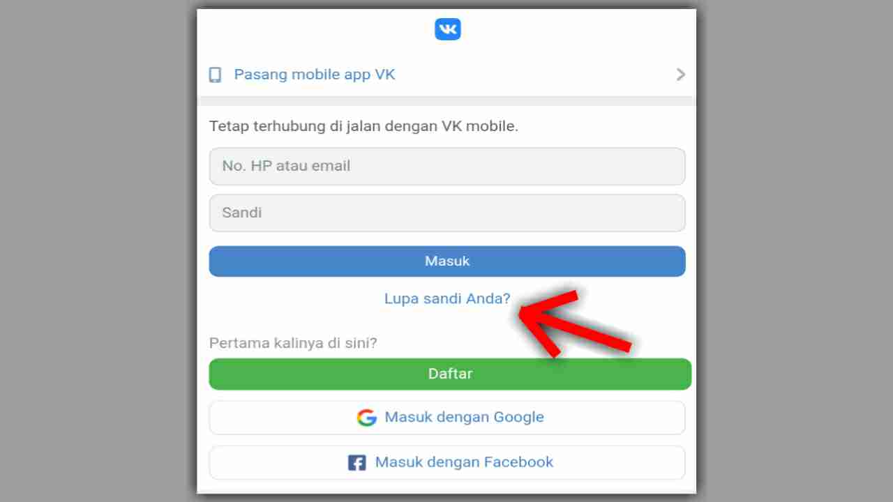 √ Cara Mengatasi Lupa Kata Sandi Akun VK, Reset dengan Cara Ini - MediaRale