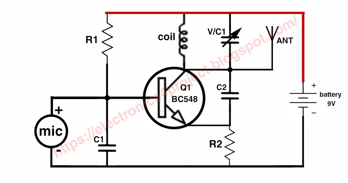 fm transmitter circuit diagram