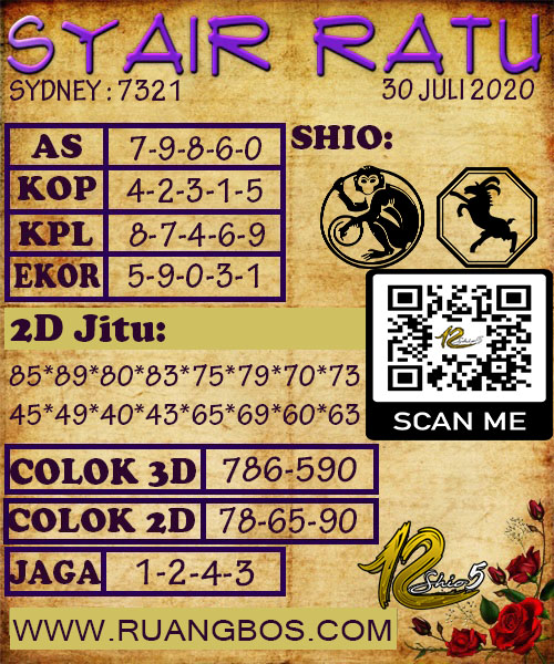 Syair Dinda 30 Juli 2020 Syair Dinda