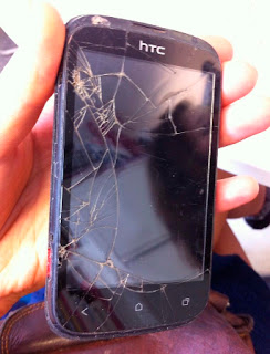 Kiera's broken HTC phone