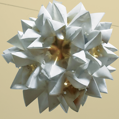 Pendente Decorativo Star Grande Vermelho ou Branco - 2 L (N0091)