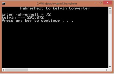 Fahrenheit to kelvin Converter