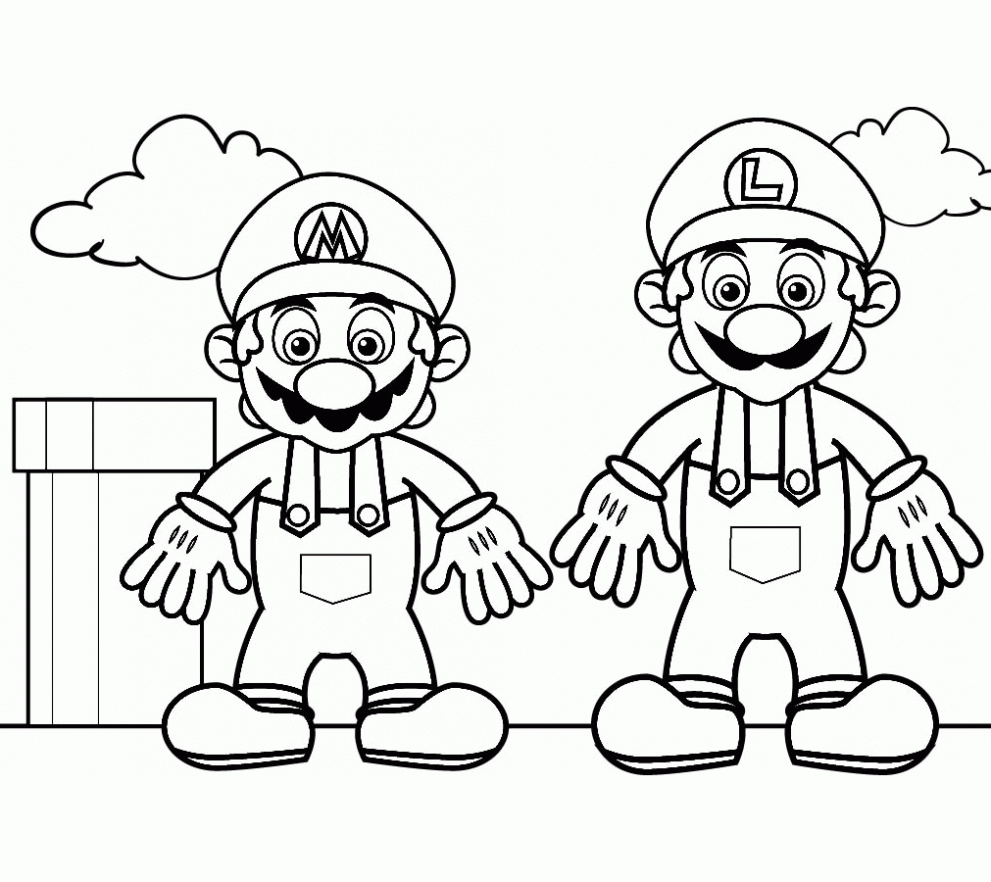 Dibujos para todo: Dibujos de Super Mario y amigos