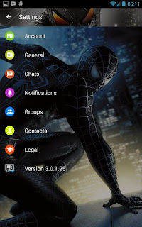 BBM Whatsapp Mod Tema Spiderman Black V3.0.1.25 Apk1 BBM Whatsapp Mod Tema Spiderman Black V3.0.1.25 Apk1
