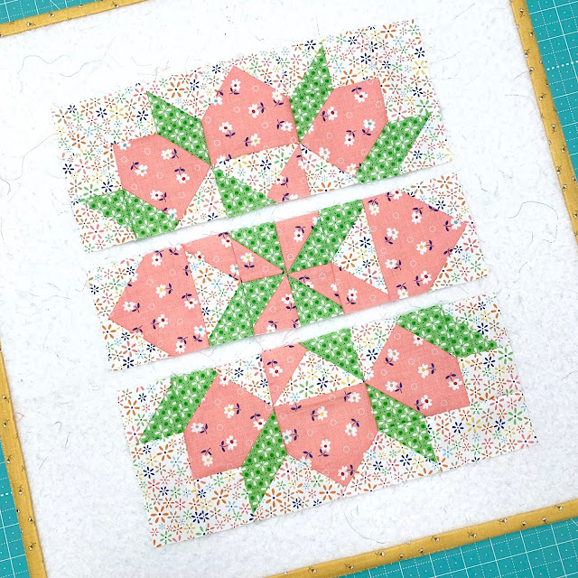 Bee In My Vintage Block Along Block One Grandma's Star Quilt Block Tutorial...with