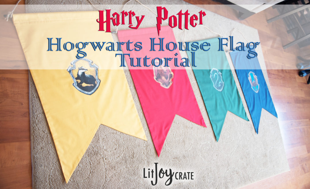 Harry Potter Flag Four Hogwarts Magic Colleges Pattern House Banner Decoration 