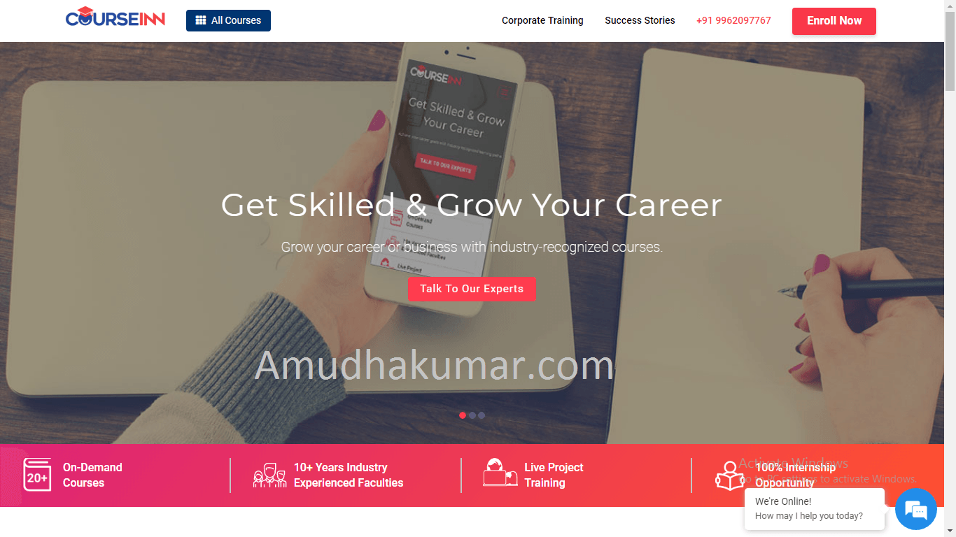 Courseinn Digital Marketing Training Institute in chennai Amudhakumar