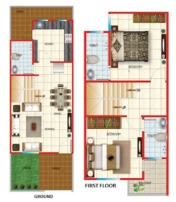 85 Gaj Makan Ka Naksha (85 Gaj House Map Design) | 85 गज मकान का नक्शा