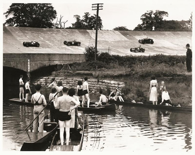 Brooklands racing circuit in 1937 vintage everyday