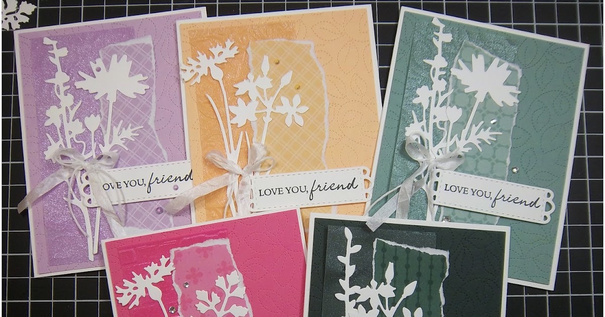 ToniStamps Making a set of Shimmer Vellum cards!