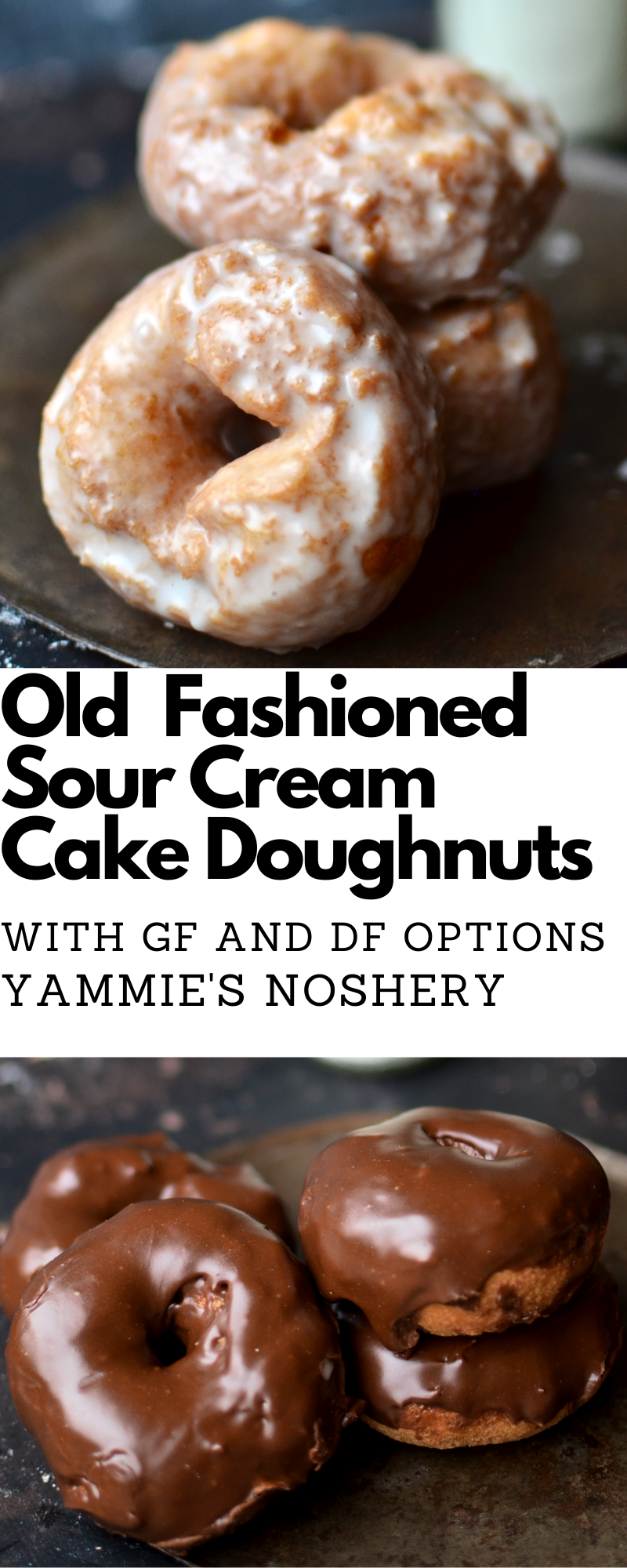 Yammie's Noshery Old Fashioned Sour Cream Cake Doughnuts