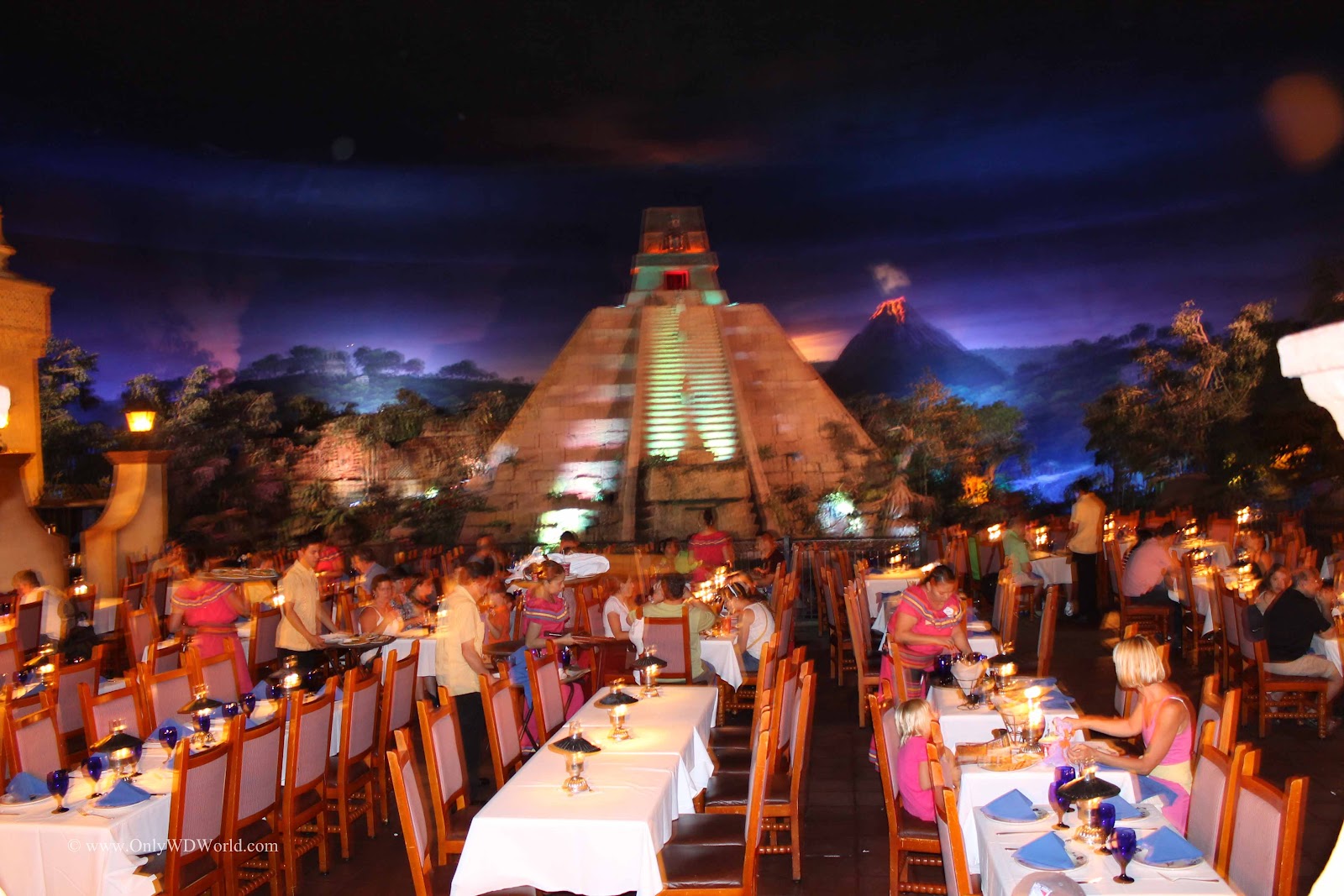Aztec Pyramid Rules The Skyline of Epcot Mexico Pavilion | Disney World