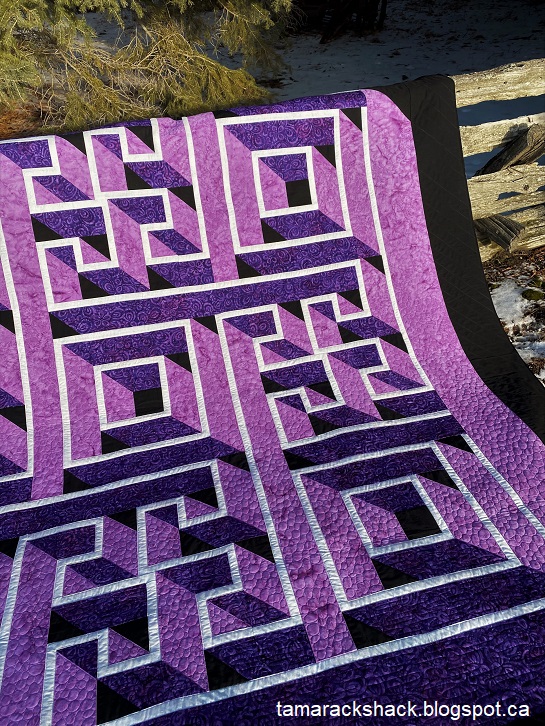 Tamarack Shack Labyrinth Walk Quilt 4