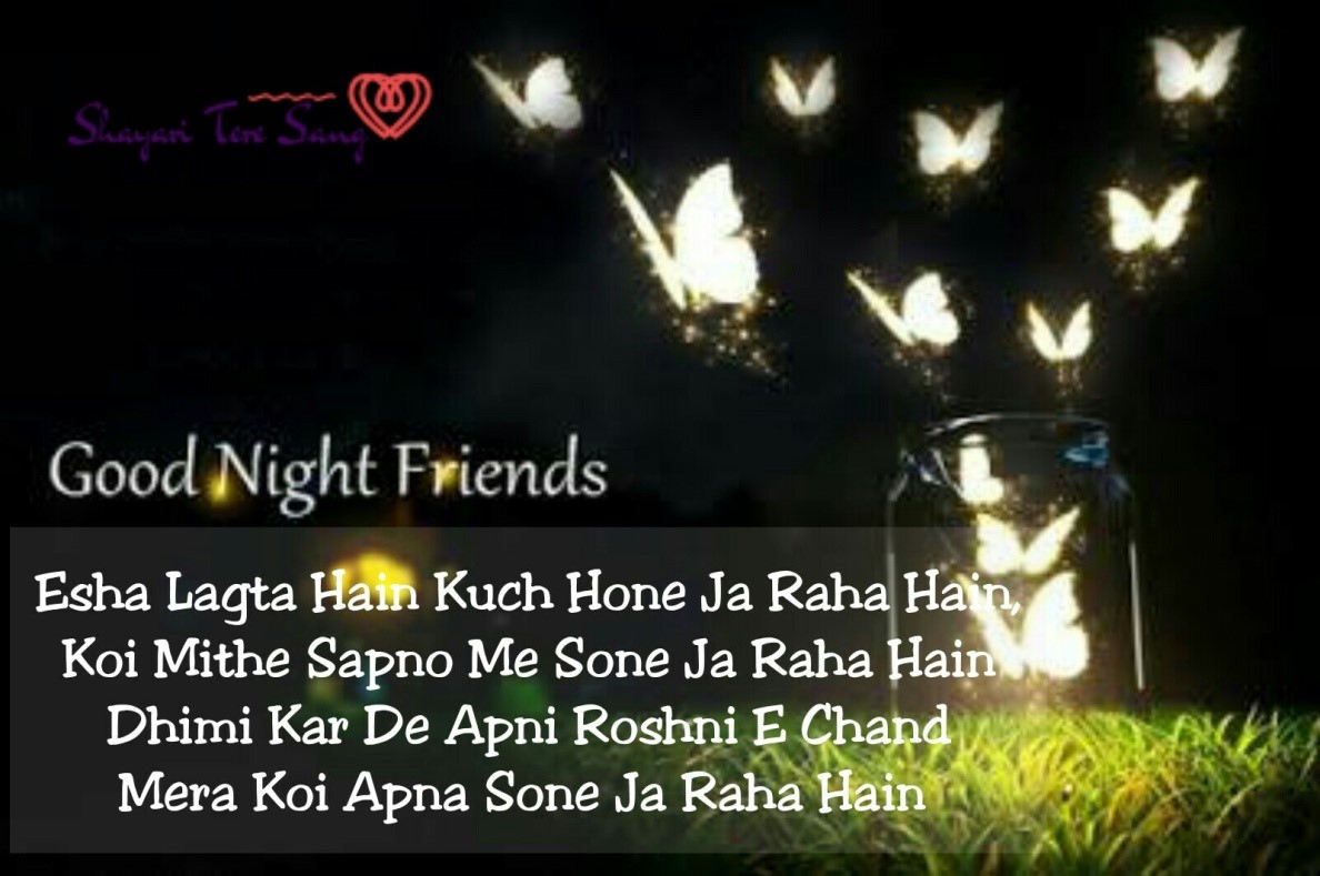 good night message shayari hindi picture ke sath shayari tere sang