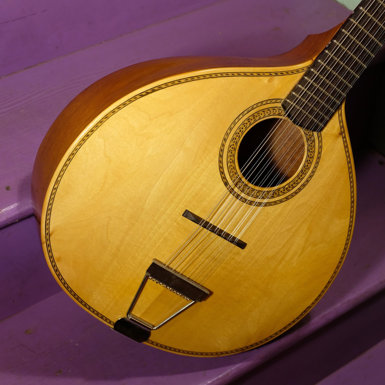 New Headstock for Portuguese Guitar