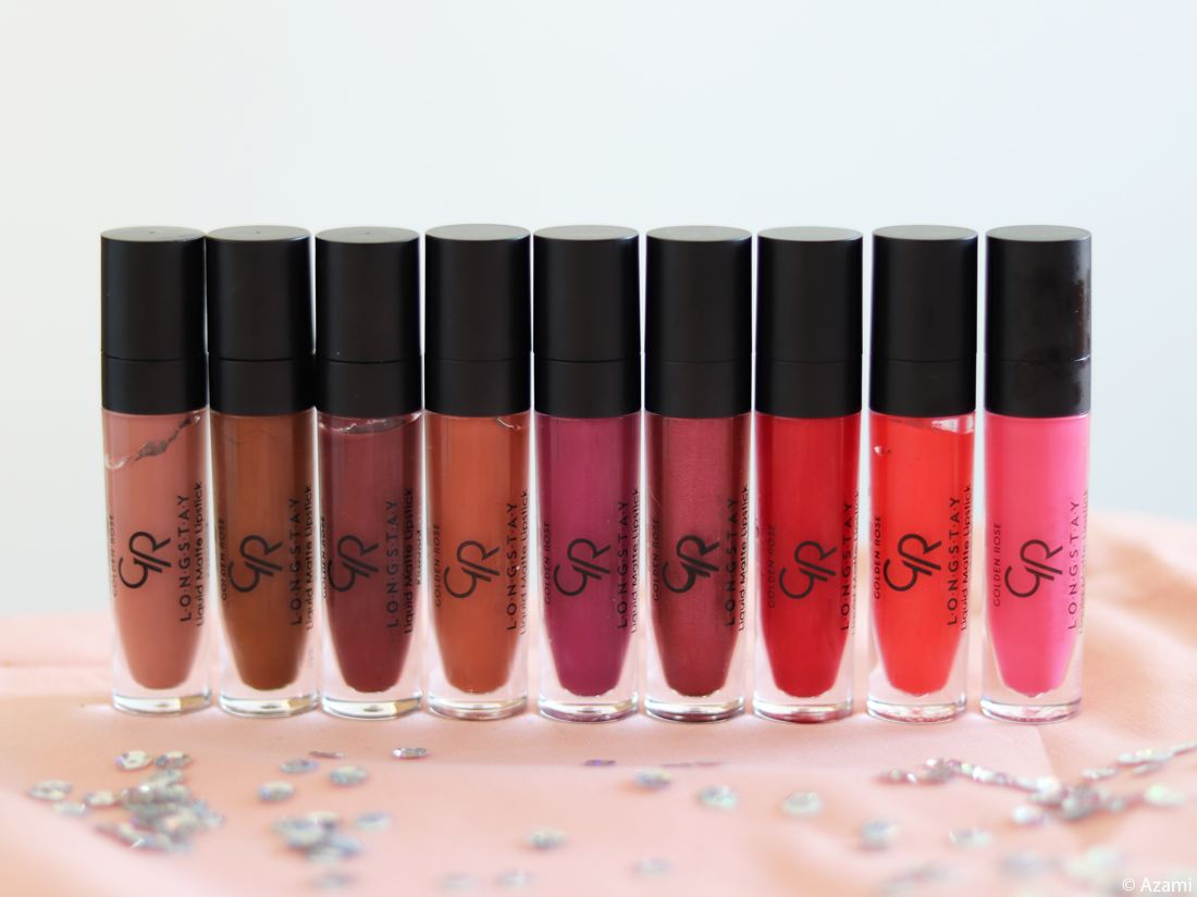 Golden Rose Longstay Liquid Matte Lipsticks Review Swatches - Avis Rouges à lèvres liquides mats - Cookie's Makeup - It's Azami Paris London Makeup Artist & Beauty Blogger Golden Rose Longstay Liquid Matte Lipsticks Review Swatches - Avis Rouges à lèvres liquides mats - Cookie's Makeup - It's Azami Paris London Makeup Artist & Beauty Blogger