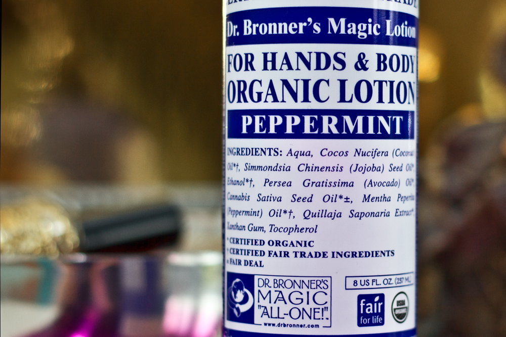 REVIEW Dr. Bronner's Magic Lotion Peppermint NINA HAVEHEART'S BLOG