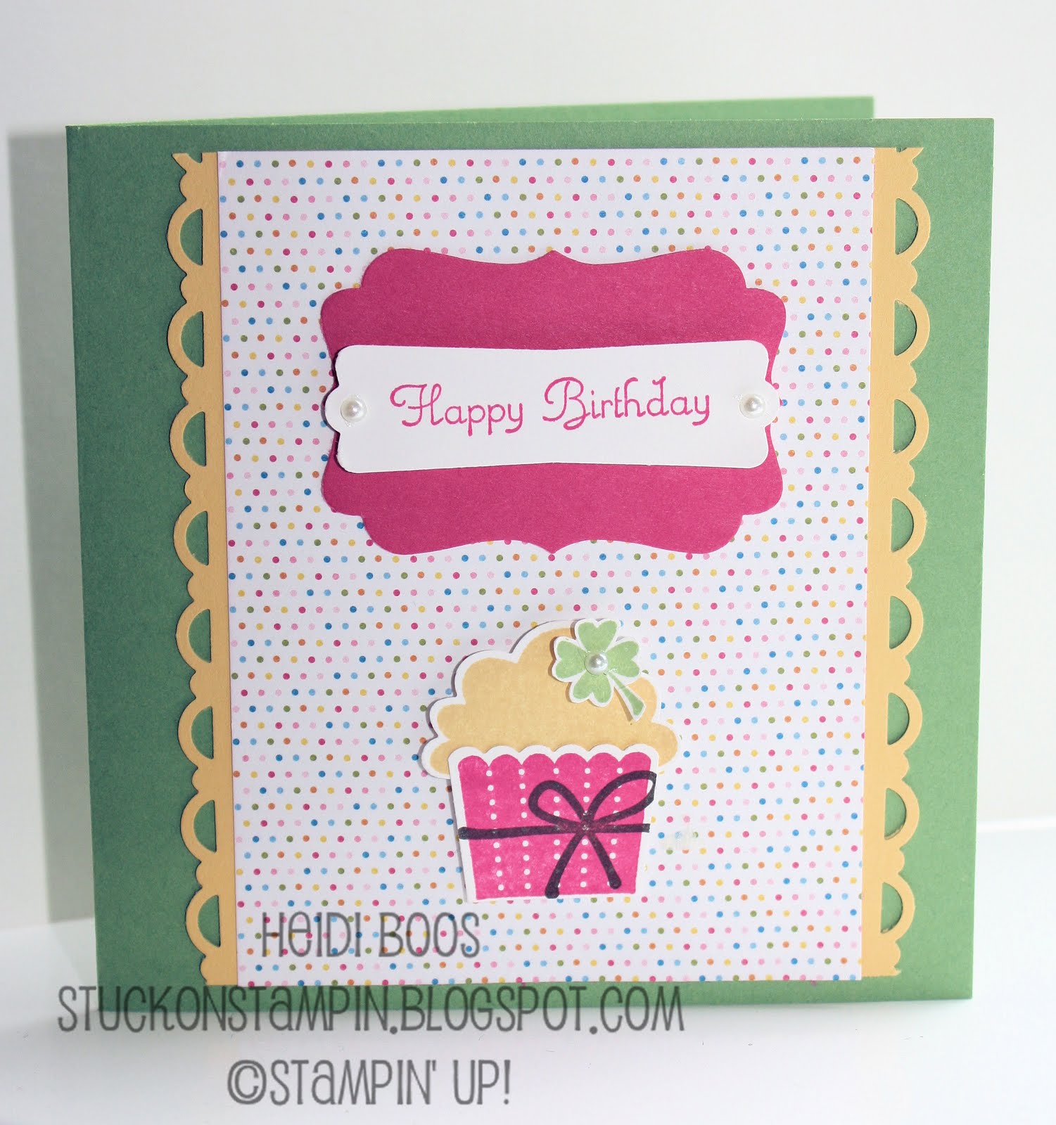Stuck on Stampin': crazy for {clean & simple} cupcakes!