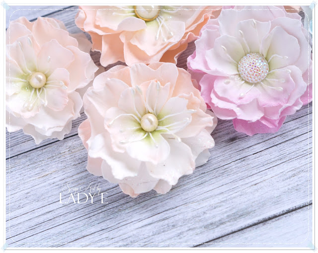 Silk Foam Flowers, Video Tutorial & Giveaway Scrap Art by Lady E