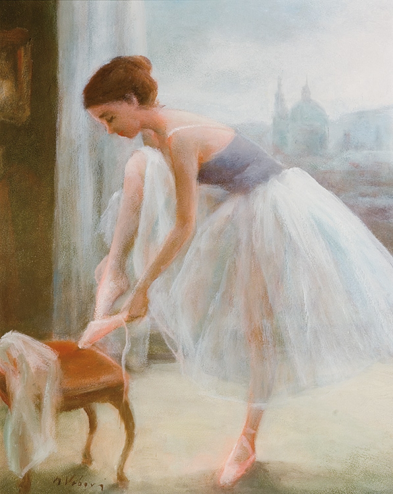 "Ballet Dancers" by Miloslava Vrbova-Stefkova "Ballet Dancers" by Miloslava Vrbova-Stefkova
