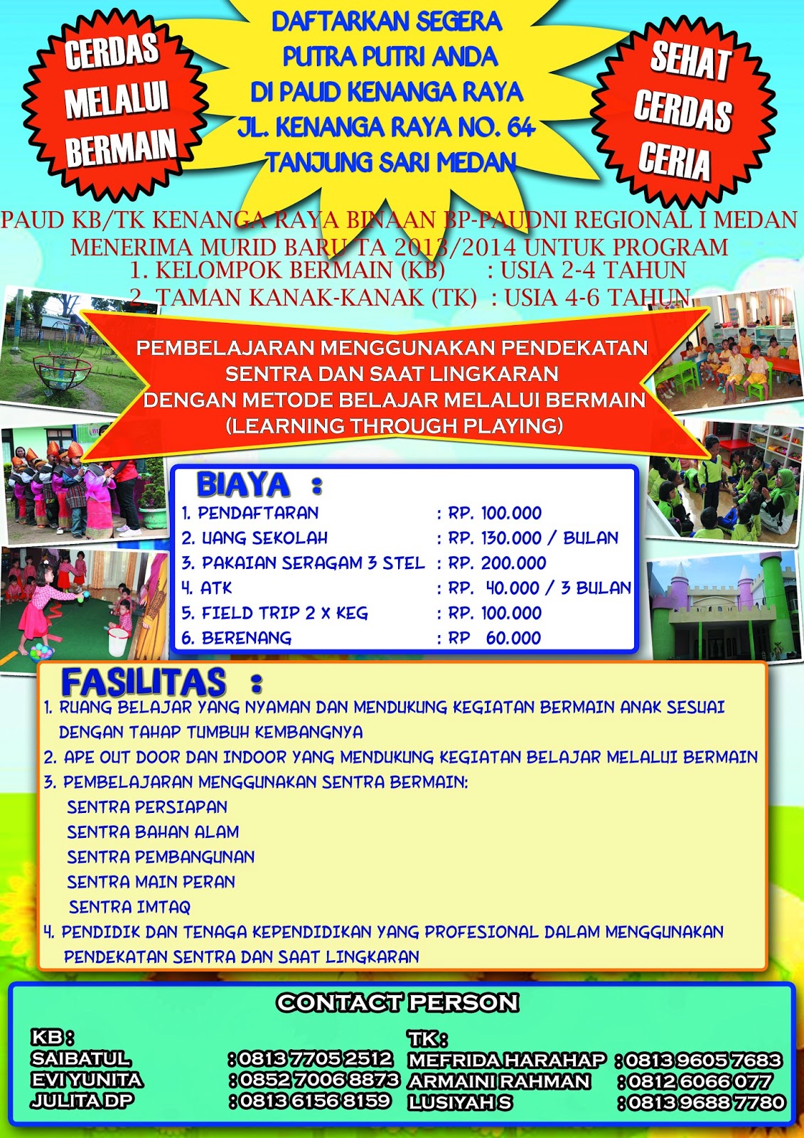 Brosur Penerimaan Siswa Baru Tk Alam Bandar Lampung