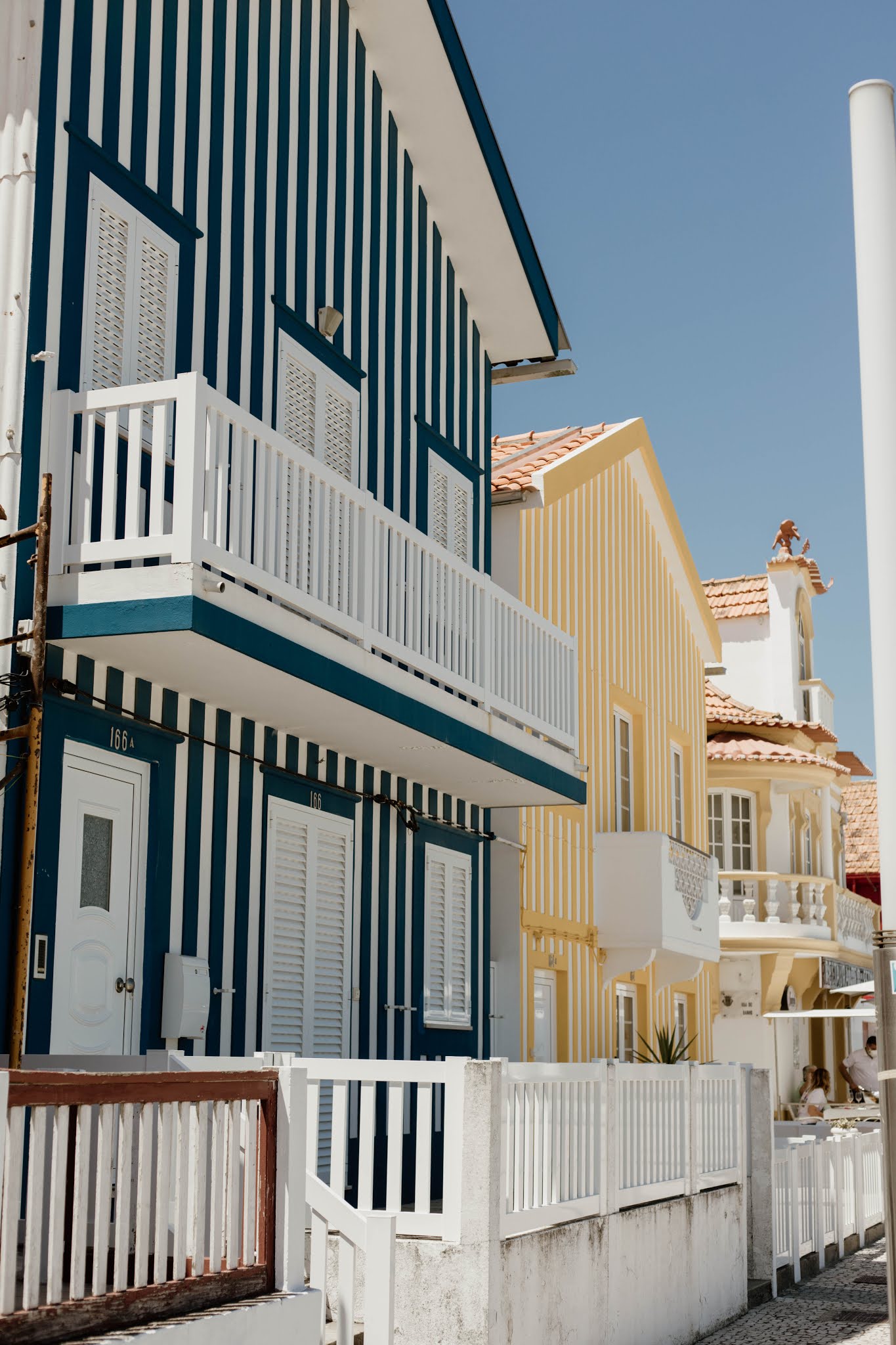 Casas da Costa Nova em Aveiro, Portugal