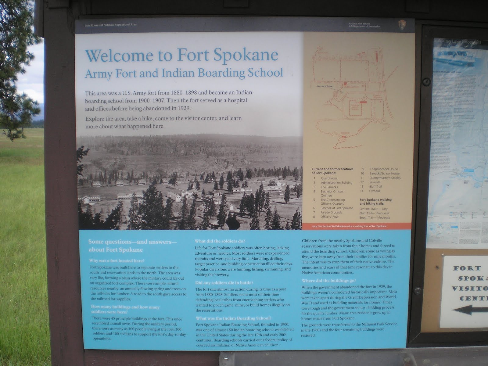 The Road Genealogist: Albeni Falls Dam to Fort Spokane