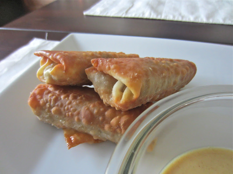 Little Mommy, Big Appetite Meatless Meal Wild Mushroom Egg Rolls with