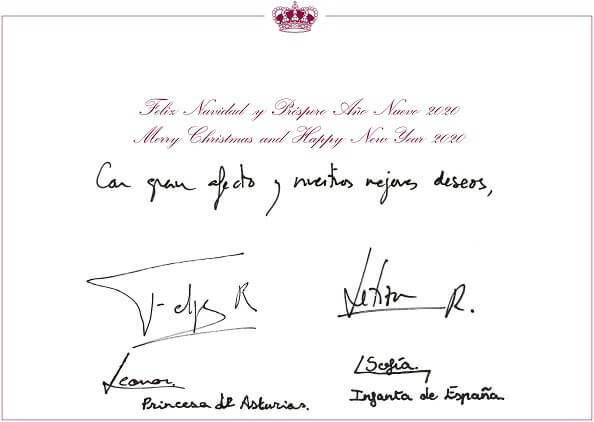 King Felipe, Queen Letizia and their children, Crown Princess Leonor and Infanta Sofía. King Juan Carlos and Queen Sofía