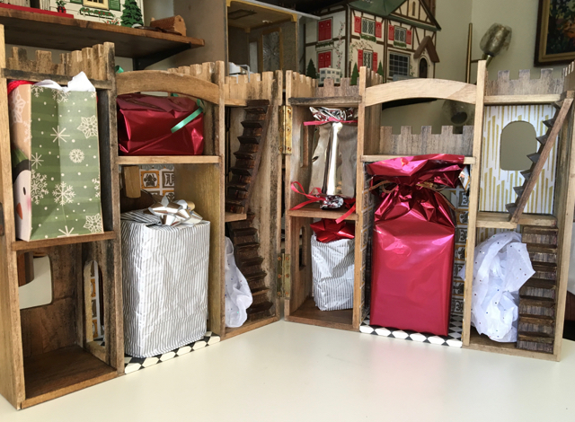 artminds wood castle dollhouse