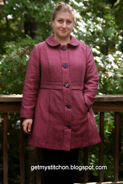 Get My Stitch On: My Pink Coat: Pattern Review, Commentary, and What I ...