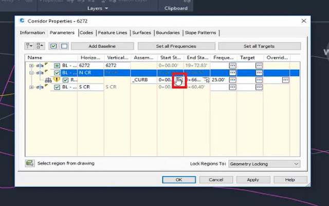 Change starting station in Autodesk Civil 3D