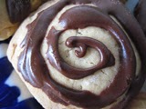 Galletas de Nata Bañadas de Chocolate