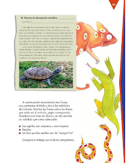 Apoyo Primaria Formación Español 3ro. Grado Bloque III Lección 7 Practica social del lenguaje 7, Armar una revista de divulgación científica para niños