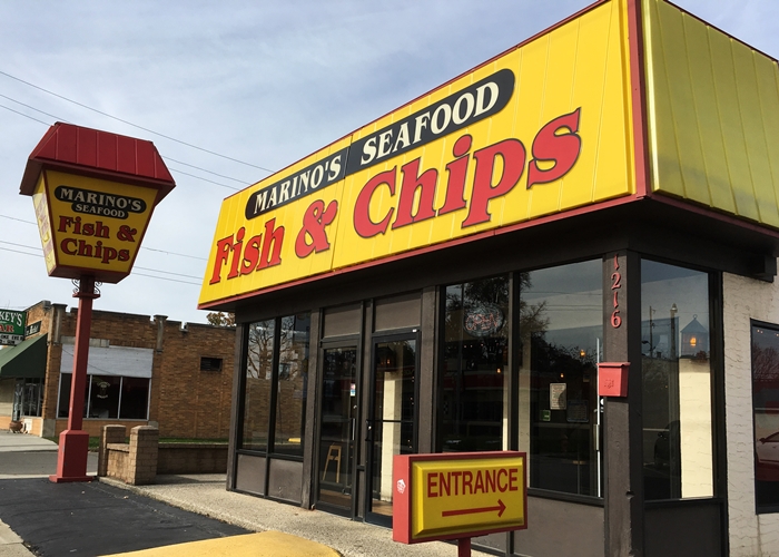 The 614ortyNiner Thrills for the Gills Marino's Seafood Fish and Chips