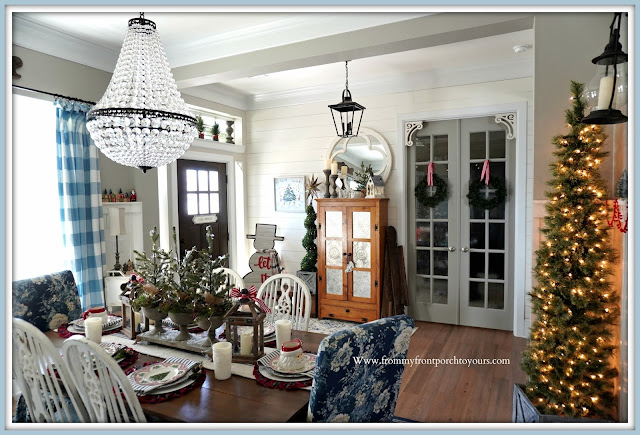 From My Front Porch To Yours Cottage Farmhouse Christmas Foyer 2019