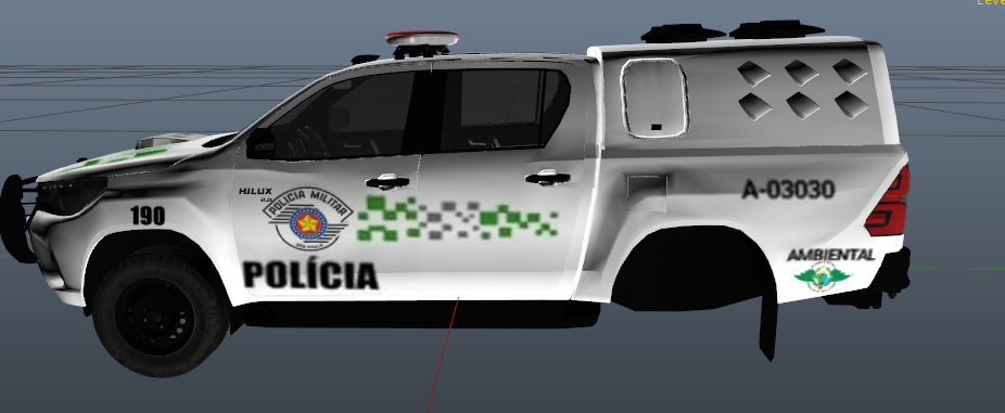 GTA V MOD Policia - Carro HILUX da Policia 