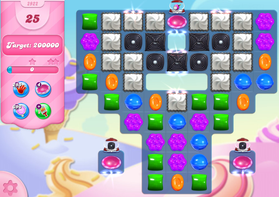 Candy Crush Saga level 2922 Candy Crush Saga level 2922