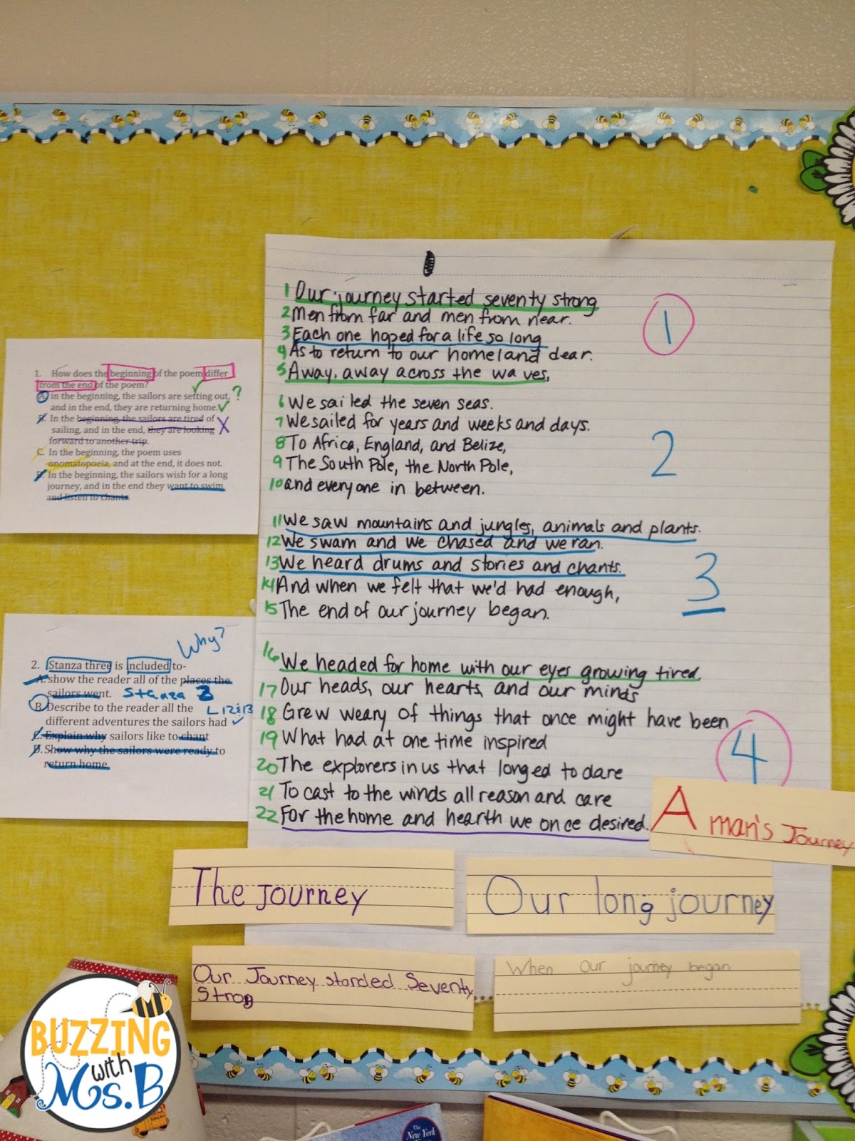 Buzzing with Ms. B A poetry strategy that works for upper elementary
