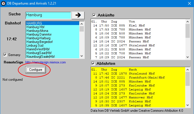 Remotesign Arrivals And Departures